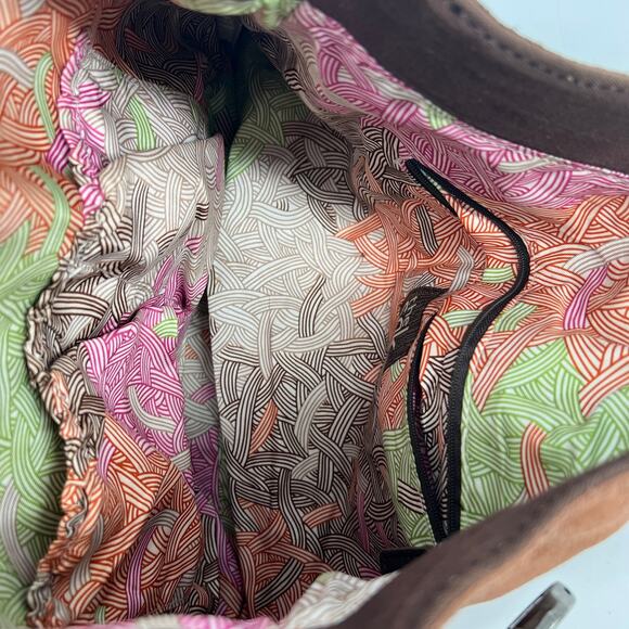 The Sak Leather Multicolor Boho Patchwork Shoulder Bag - Picture 5 of 8